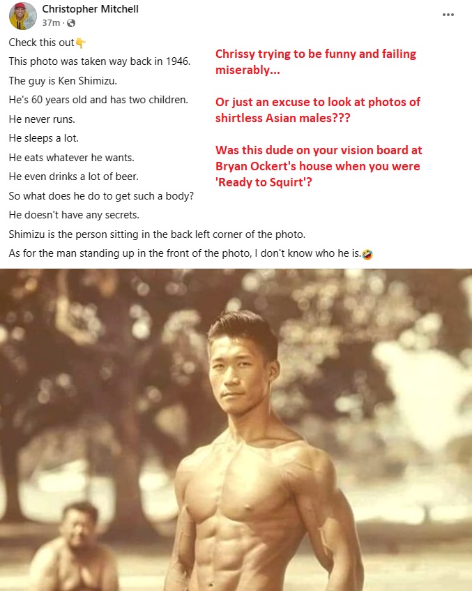 Name:  ChrissyHomoEroticPost.jpg
Views: 289
Size:  137.5 KB