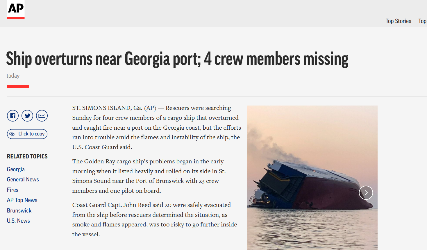 Name:  Screenshot_2019-09-08 Ship overturns near Georgia port; 4 crew members missing.png
Views: 379
Size:  501.2 KB